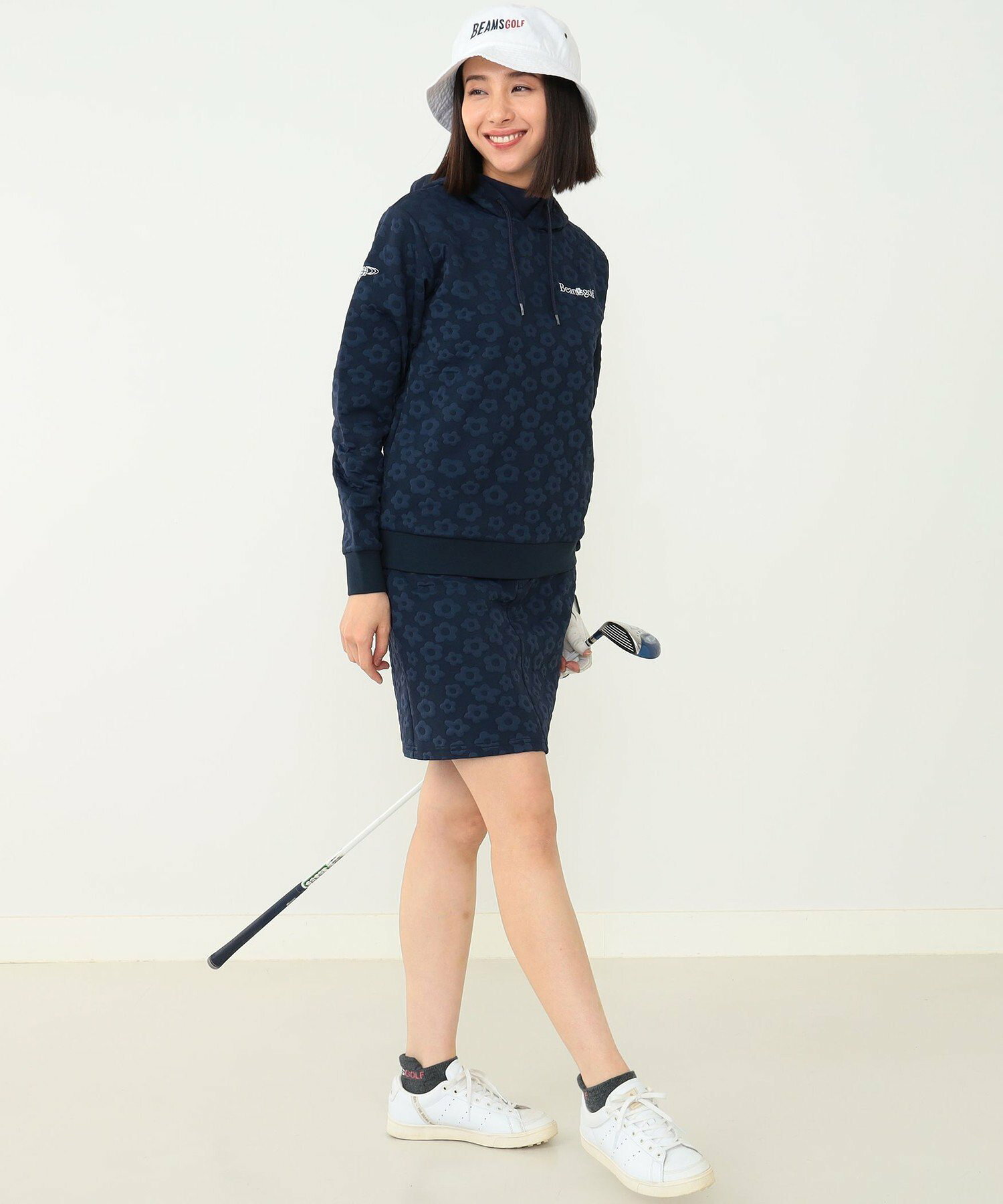 BEAMS GOLF ORANGE LABEL / フラワージャカード スカート